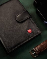 Peterson Velika, usnjena moška denarnica z RFID sistemom