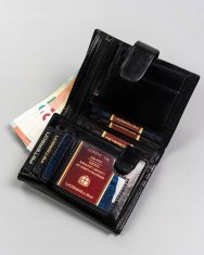 Peterson Velika moška denarnica s priročno zaponko