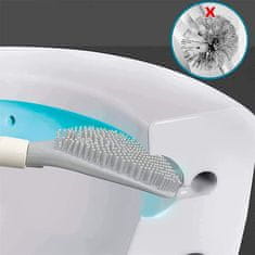 Netscroll Revolucionarna WC ščetka z gumbom za doziranje čistila, BestBrush