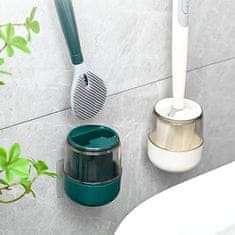 Netscroll Revolucionarna WC ščetka z gumbom za doziranje čistila, BestBrush