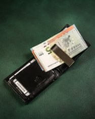 4U Cavaldi Moški usnjeni bankovec s sistemom RFID Protect
