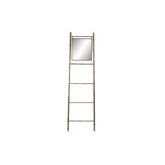 DKD Home Decor Prosto stoječe stojalo za brisače DKD Home Decor Mirror Metal Mustard (55 x 3 x 190 cm)