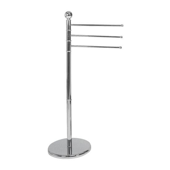 Wenko Prostostoječe stojalo za brisače Wenko Exclusive 90 x 48,5 x 28,5 cm srebrno