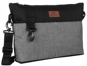 Peterson Ženska poliestrska kurirska torba s širokim paščkom