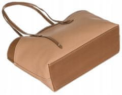 David Jones Elegantna nakupovalna torba iz ekološkega usnja z vstavkom