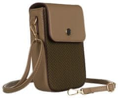 Peterson Mini torbica-denarnica iz eko usnja z okrasno ploščo