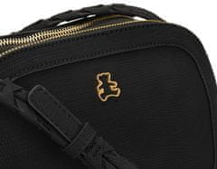 Lulu Castagnette Elegantna poštna torbica s pletenim naramnim pasom