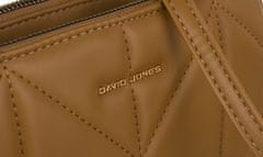 David Jones Elegantna, prešita ženska torbica iz ekološkega usnja