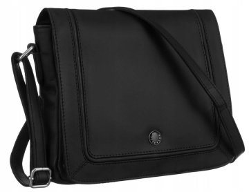 Peterson Ženska usnjena kurirska torba z zavihkom