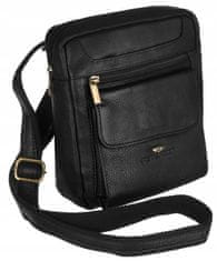 Peterson Moška kurirska torba iz naravnega usnja