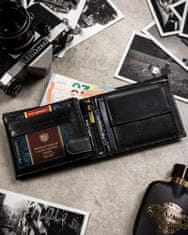 Peterson Darilni set: elegantna usnjena denarnica, etui za kartice in obesek za ključe