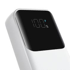 Joyroom Mini powerbank 20000 mAh z vgrajenimi kabli JR-PBC07 30W bela