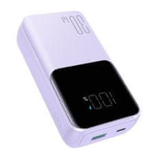 Joyroom Mini powerbank 20000 mAh z vgrajenimi kabli JR-PBC07 30W svetlo vijolična