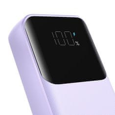Joyroom Mini powerbank 20000 mAh z vgrajenimi kabli JR-PBC07 30W svetlo vijolična