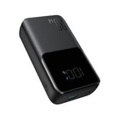shumee Powerbank 30W 10000mAh z vgrajenim kablom iPhone Lightning in USB-C, črna