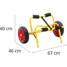 NEW Prevozni voziček za zložljive kanuje do 75 kg