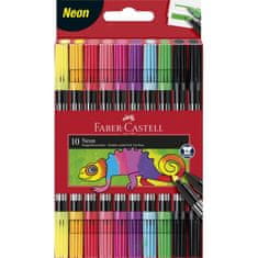 Faber-Castell Flomaster šolski dvostranski 1/10 neon