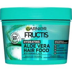 Garnier Fructis Hair Food Aloe Vera Hydrating Mask hranilna maska za normalne do suhe lase 400 ml za ženske