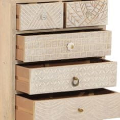 Greatstore Predalnik 55x30x76 cm trden mangov les in železo