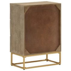 shumee Predalnik 55x30x76 cm trden mangov les in železo