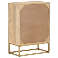 shumee Komoda 55x30x76 cm trden mangov les in železo