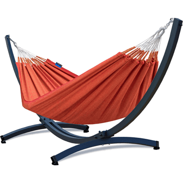 Potenza Viseča mreža MEDELLIN DOUBLE 230x160 cm + jekleni okvir za visečo mrežo TYTAN