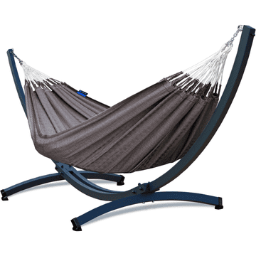 Potenza Viseča mreža MEDELLIN DOUBLE 230x160 cm + jekleni okvir za visečo mrežo TYTAN