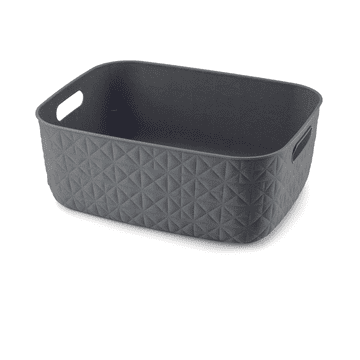Curver Košarica M Softex, 12.5l, temno siva