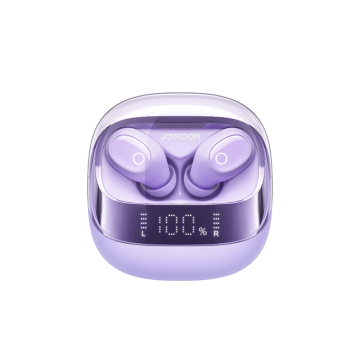 Joyroom Brezžične slušalke Bluetooth serije Jdots JR-DB2 vijolične barve