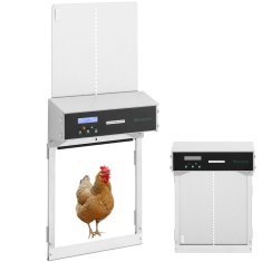 shumee Avtomatska loputa vrat kokošnjaka s 6 V LCD svetlobnim senzorjem