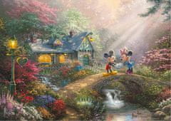 Schmidt Puzzle v pločevinasti škatli Mickey &amp; Minnie 500 kosov