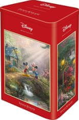 Schmidt Puzzle v pločevinasti škatli Mickey &amp; Minnie 500 kosov