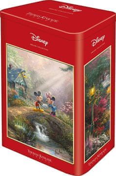 Schmidt Puzzle v pločevinasti škatli Mickey &amp; Minnie 500 kosov