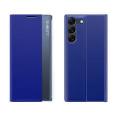 HURTEL Etui pokrowiec do Samsung S24+ z magnetyczną klapką New Sleep View Case niebieski