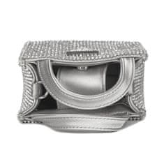Guess Torbice elegantne torbice srebrna Lua Mini