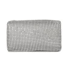 Guess Torbice elegantne torbice srebrna Lua Mini