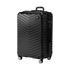 Rowex Srednji univerzalni potovalni kovček Horizon, črn, 68x40x27 cm (66 l)