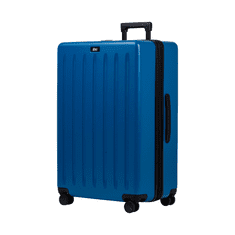 Rowex Izjemno trpežen potovalni kovček s ključavnico TSA Stripe Barva: Modra, velikost: komplet kovčkov (3 kosi)