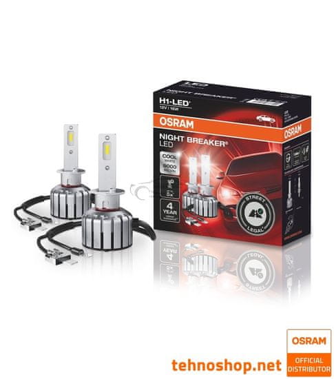 Osram LED ŽARNICE H1 NIGHT BREAKER LED 64150DWNB-2HFB 12V P14.5s 2HFB