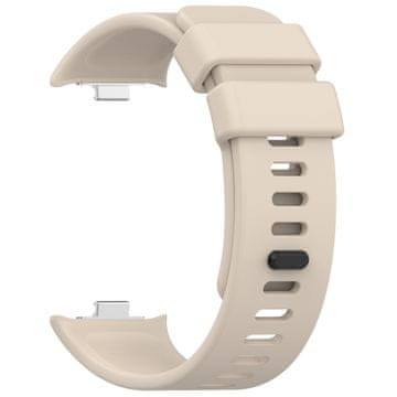 BStrap Silicone pašček za Xiaomi Redmi Watch 4, beige