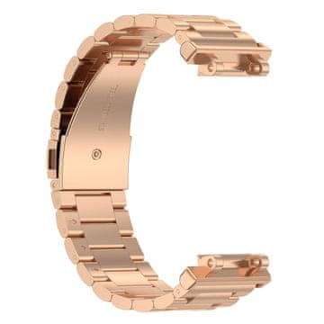 BStrap Stainless Steel pašček za Xiaomi Amazfit Active Edge, rose gold