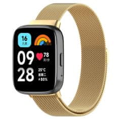 BStrap Milanese pašček za Xiaomi Redmi Watch 3 Active / Lite, gold