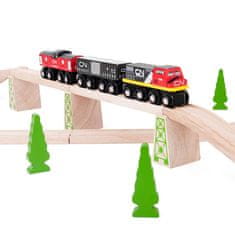 Bigjigs Rail CN tovorni vlak + proge