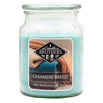 Svíčka Candle Brothers velká, Cashmere Breeze, Kašmírový vánek, 510 g