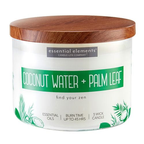Candle-lite Svíčka , Coconut Water & Palm Leaf, Kokosová voda a palmový list, 418 g