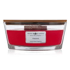 Svíčka Aroma Candle loď, Fireside, Krb, 453 g