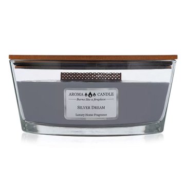 Svíčka Aroma Candle loď, Silver Dream, Stříbrný sen, 453 g