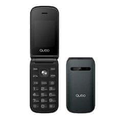 Qubo Mobilní telefon , X-209 BK 4G, TLF LCD displej, fotoaparát, bluetooth, tlačítko SOS, USB-C