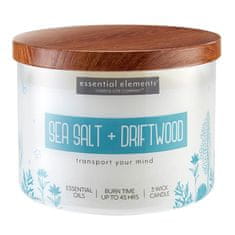 Candle-lite Svíčka , Sea Salt & Driftwood, Mořská sůl a naplavené dřevo, 418 g
