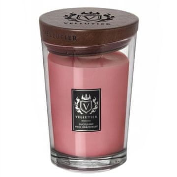 Svíčka Vellutier velká, Succulent Pink Grapefruit, Sukulet růžového grapefruitu, 515 g